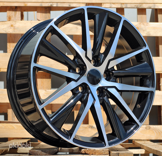 R19x8  5X114.3  ET  40  60.1  B1638  (FBX224)  Black Polished (MB)  For TOYOT  (K7)  (HYBRID FORGED)