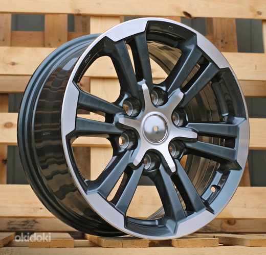R17x7.5  6X139.7  ET  38  67.1  B1649  Grey Polished (MG)  For 4X4  (K3)