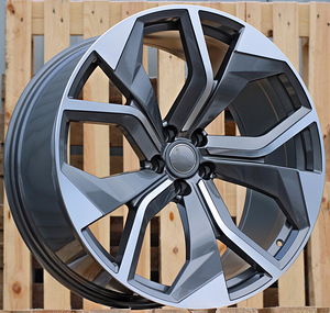 R21x9.5  5X112  ET  31  66.5  B1637  (BK5758)  Grey Polished (MG)  For AUD  (P2) (1 foto / 1)