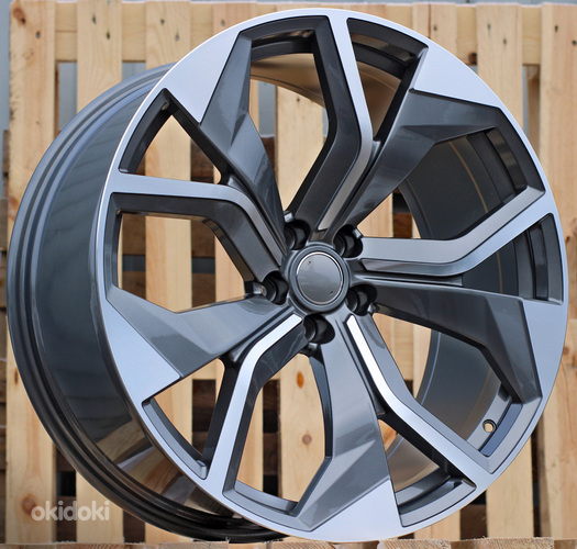 R22x10  5X112  ET  26  66.5  B1637  (B376)  Grey Polished (MG)  For AUD  (K3)