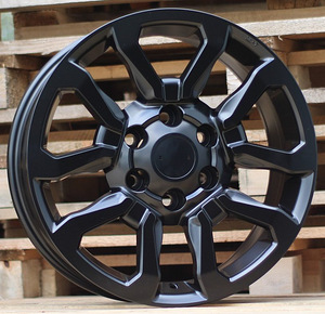 R17x7.5  6X139.7  ET  30  106  B1623  Black Half Matt (BLHM)  For TOYOT  (Z2)  (4x4) (1 foto / 1)