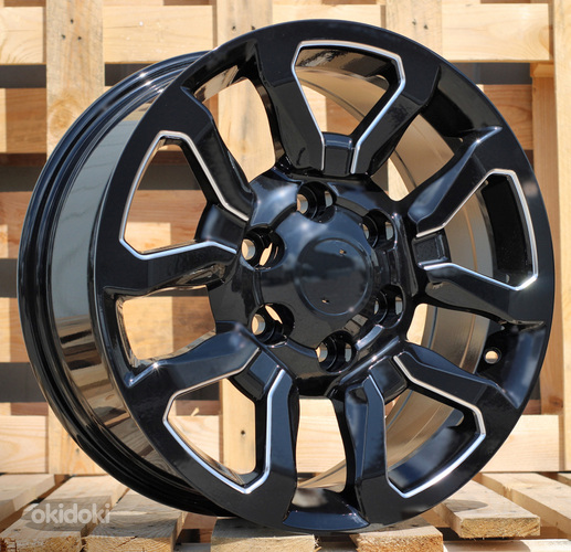 R17x7.5  6X139.7  ET  30  106.1  B1623  (IN1103)  Black (BL)  For TOYOT  (P2)