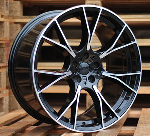 R20x9.5  5X120  ET  35  72.6  B1617  Black Polished (MB)  For BMW  (K3)  (Rear+Front) (1 foto / 1)