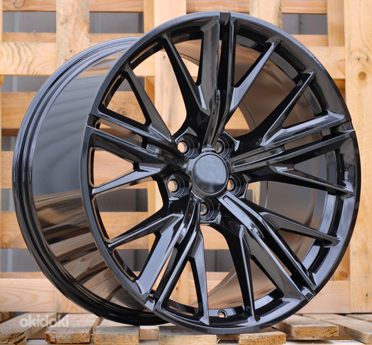 R20x11  5X120  ET  43  66.9  B1609  Black (BL)  For CHEVR  (Z6)  (CAMARO (Rear+Front))