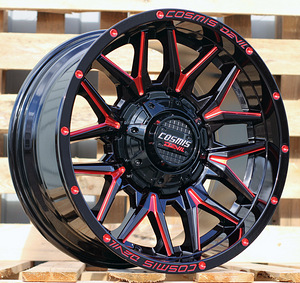 R18x9  12X130/139  ET  0  106.1  B1592  Black Red Milling (BLRM)  For 4X4  (K3) (1 foto / 1)