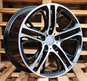 R20x8.5  5X120  ET  38  72.6  B1600  Black Polished (MB)  For BMW  (Z1)  (Rear+Front For BMW X3) (1 foto / 1)