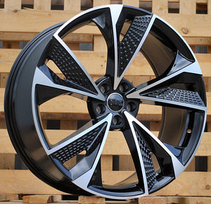 R17x7.5  5X100  ET  40  57.1  B1566  (FBX008)  Black Polished (MB)  For AUD  (M)  (HYBRID FORGED) (1 foto / 1)