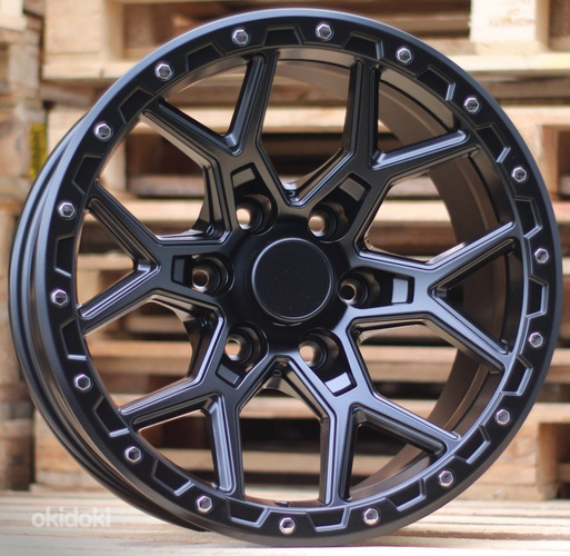 R17x9  6X139.7  ET  M12  110.1  B1536  Black Half Matt (BLHM)  For 4X4  (M)
