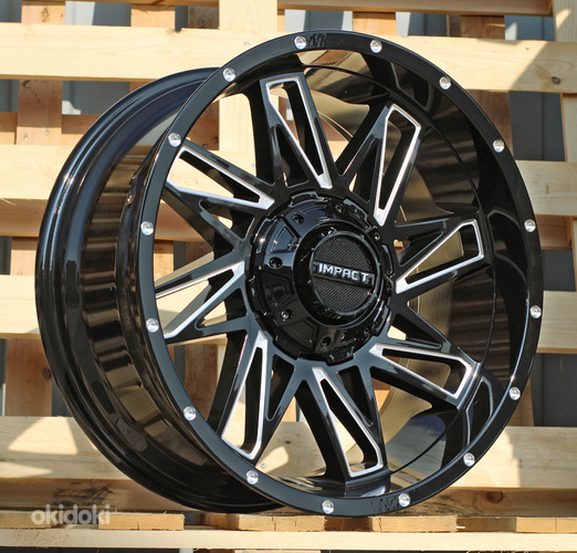 R20x9  12X135/139  ET  0  106.1  B1544  Black (BL)  For 4X4  (K3)  (Milling)