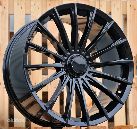 R19x9.5  5X112  ET  35  66.6  B1499  Black (BL)  For MER  (P)  (Rear+Front)