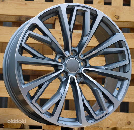 R18x8  5X112  ET  39  66.5  B1453  (FE186/BY1453)  Grey Polished (MG)  For AUD  (A)