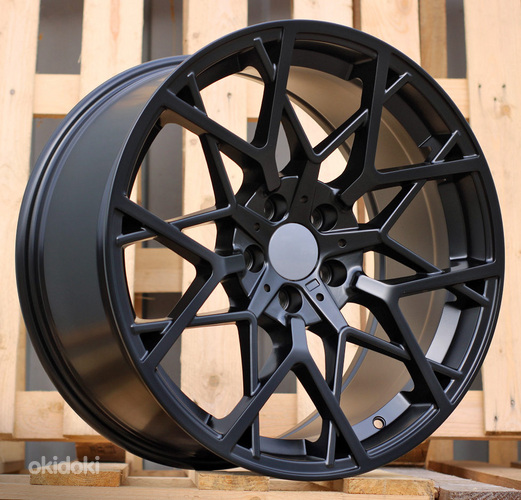 R19x9.5  5X112  ET  37  66.6  B1383  Black Half Matt (BLHM)  For BMW  (P+Z1+Z3)  (Rear+Front)