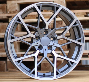 R20x8.5  5X112  ET  26  66.6  B1383  Grey Polished+Powder Coating (MGPC)  For BMW  (P)  (Rear+Front) (1 foto / 1)