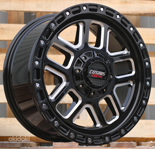 R20x9  6X139.7  ET  30  110.1  B1375  Black (BL)  For 4X4  (K3)  (Milling)