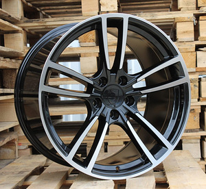 R21x9.5  5X130  ET  48  71.6  B1378  Black Polished (MB)  For PORCH  (P) (1 foto / 1)