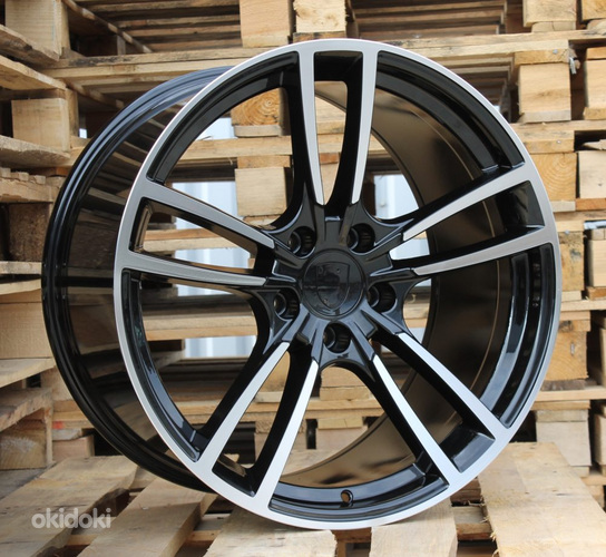 R21x9.5  5X130  ET  48  71.6  B1378  Black Polished (MB)  For PORCH  (P)