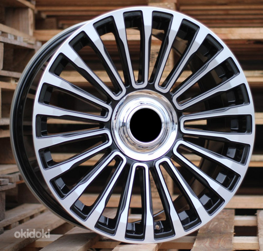 R21x9.5  5X112  ET  46  66.6  B1365  Black Polished (MB)  For LAND  (A)  (MANSORY)