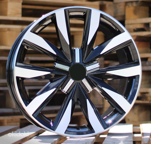 R18x8  5X120  ET  50  65.1  B1351  Black Polished (MB)  For VW  (Z4)  (4x4)