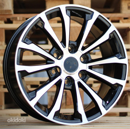 R22x9  6X139.7  ET  30  106.1  B1353  Black Polished (MB)  For TOYOT  (K3)