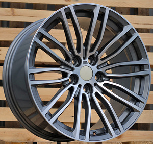 R19x9.5  5X112  ET  44  66.6  B1318  Grey Polished (MG)  For BMW  (P2)  (Rear+Front) (1 foto / 1)