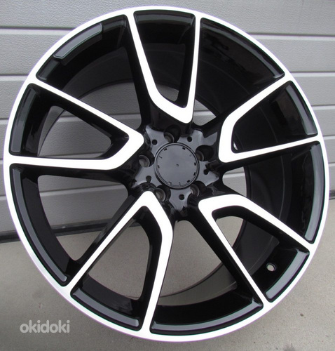 R20x8.5  5X112  ET  40  66.6  B1303  (IN5625/K5450)  Black Polished (MB)  For MER  (P2)  (Rear+Front)
