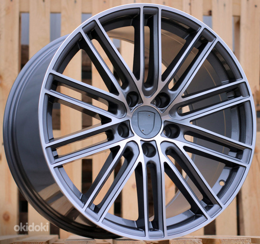 R20x9.5  5X130  ET  50  71.6  B1274  Grey Polished (MG)  For PORCH  (Z1)  (Rear+Front)