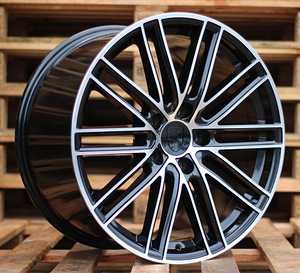 R21x9  5X112  ET  26  66.5  B1274  (BK5494)  Black Polished (MB)  For PORCH  (K4)  (Rear+Front) (1 foto / 1)