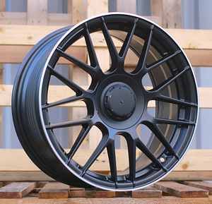 R17x7.5  5X112  ET  40  66.6  B1268  (XF083)  Black Half Matt+Polished Lip (BLHMPL)  For MER  (Z6)  (HYBRID FORGED) (1 foto / 1)