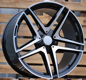 R20x8.5  5X112  ET  36  66.6  B1239  Black Polished (MB)  For MER  (Z2)  (REAR+FRONT (AKC 130 Eur)) (1 foto / 1)
