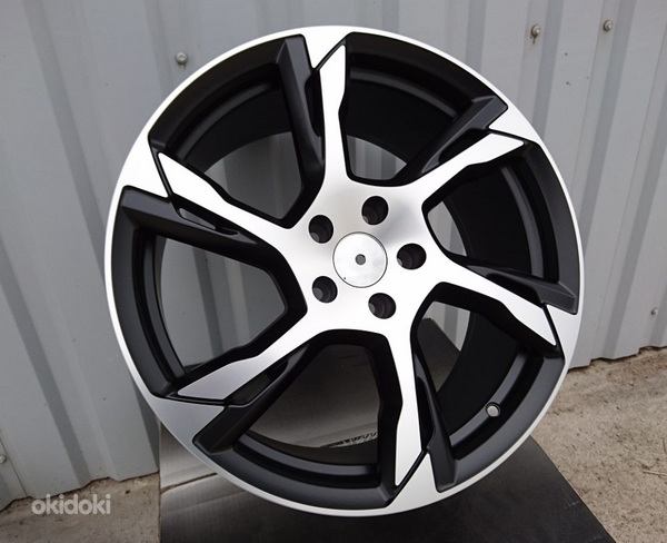 R19x8  5X108  ET  45  67.1  B1175  (FE118)  Black Polished+Powder Coating (MBPC)  For VOLVO  (K4)