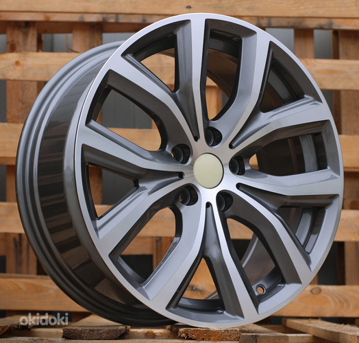 R18x8  5X112  ET  47  66.6  B1176  Grey Polished (MG)  For BMW  (P1)  ((AKC 85 Eur))