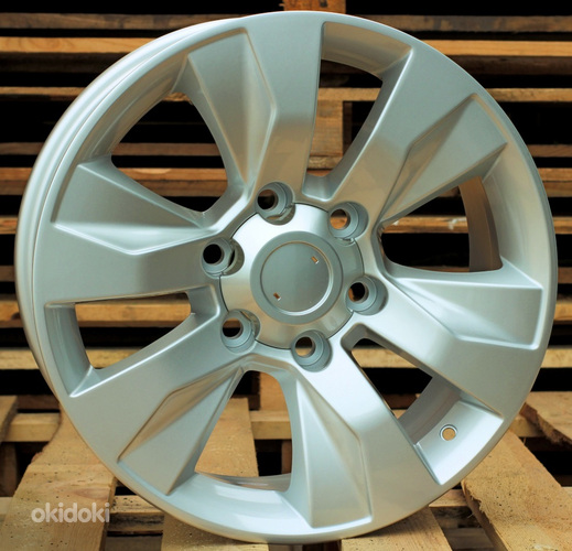 R17x7.5  6X139.7  ET  25  106.1  B1158  (A6027/BY1158)  Silver (SI)  For TOYOT  (R)  (4x4)