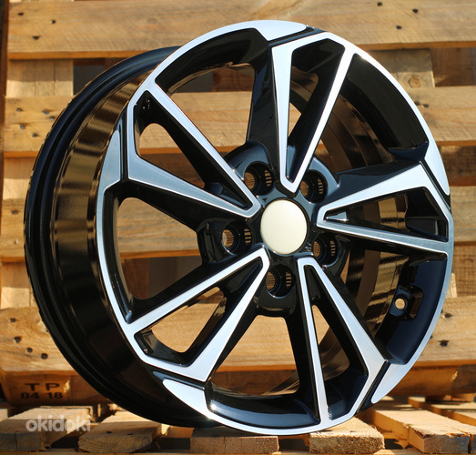 R16x6.5  5X114.3  ET  50  67.1  B1134  Black Polished (MB)  For KIA  (L1+P)