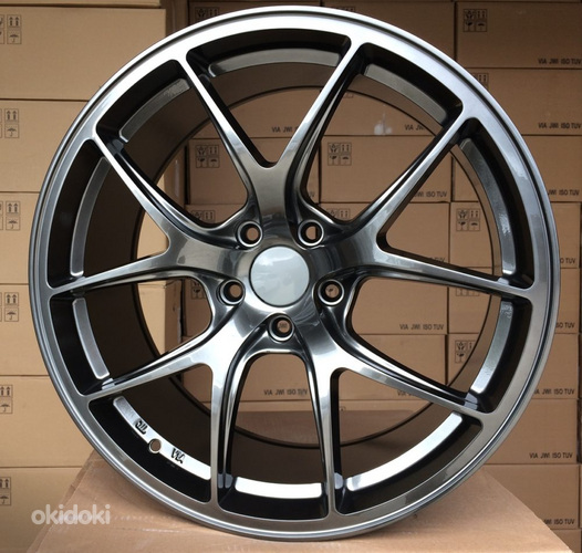 R18x8  5X114.3  ET  33  73.1  B1139  Hyper Black (HB)  For RACIN  (K7)  (Rear+Front)