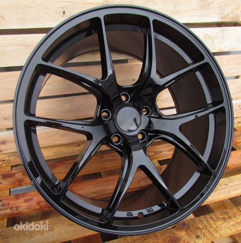 R20x8.5  5X120  ET  35  72.6  B1139  Black (BL)  For RACIN  (K3+P2)  (Rear+Front Style BBS)