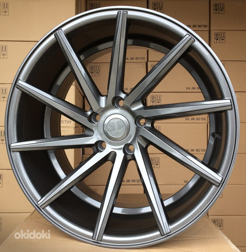 R20x8.5  5X120  ET  33  72.6  B1058  Grey (GR)  For RACIN  (K4)  ((AKC 100 Eur) Style Vossen)