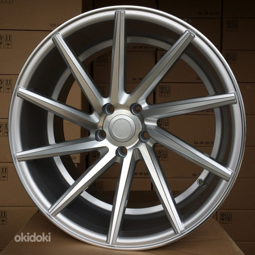 R17x8  5X100  ET  35  73.1  B1058  Machined Silver (MS)  For RACIN  (P2)  (Left side)