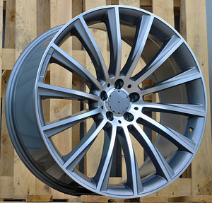 R19x9.5  5X112  ET  35  66.6  B1048  Grey Polished+Powder Coating (MGPC)  For MER  (K7)  (Rear+Front) (1 foto / 1)