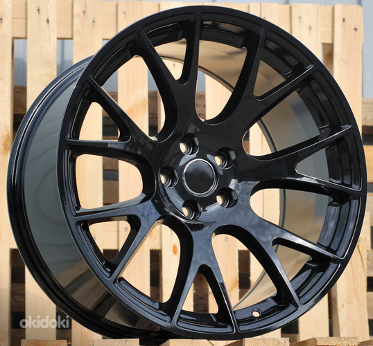 R22x9  5X115  ET  18  71.5  A8872  Black (BL)  For RACIN  (K7)  (Rear+Front)