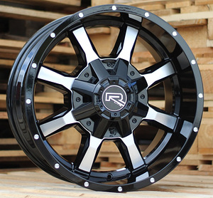 R18x9  10X120/127  ET  0  78.1  A8037  Black Polished (MB)  For 4X4  (K4) (1 foto / 1)