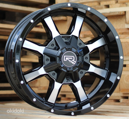 R18x9  10X120/127  ET  0  78.1  A8037  Black Polished (MB)  For 4X4  (K4)