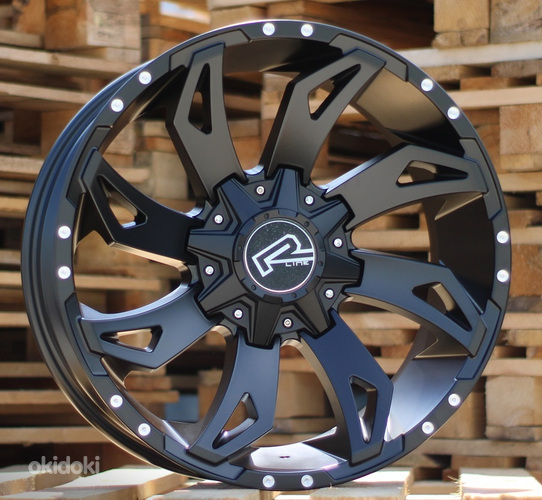 R20x9  12X135/139  ET  0  110.1  A8075  Black Matt (BM)  For 4X4  (P)  (Milling)