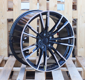 R20x10  5X112  ET  38  66.6  A7065  (BK5396)  Black Polished+Powder Coating (MBPC)  For BMW  (K2)  (Rear+Front) (1 foto / 1)