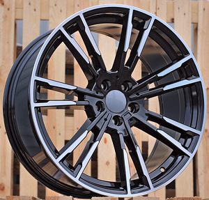R19x8.5  5X120  ET  33  72.6  A7065  (IN7050)  Black Polished (MB)  For BMW  (M)  (Rear+Front) (1 foto / 1)