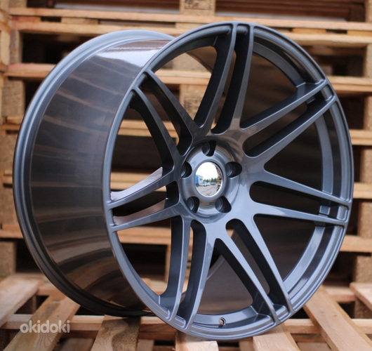 R22x12  5X120  ET  35  74.1  A6114  Grey (GR)  For BMW  (P)  (Rear+Front)