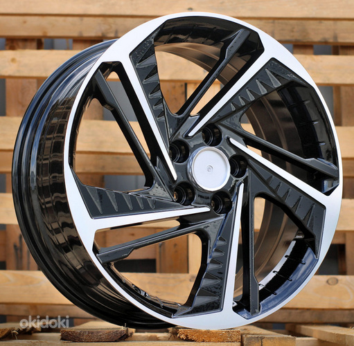 R17x7  5X114.3  ET  43.5  67.1  A5895  Black Polished (MB)  For HYUND  (P)