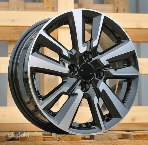 R15x6  4X100  ET  40  60.1  A5831  Black Polished (MB)  For NISS  (P)
