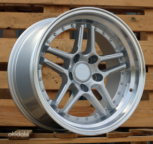 R17x9.5  5X120  ET  20  74.1  A5863  Silver+Polished Lip (SP)  For BMW  (P)  (Rear+Front)