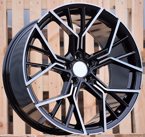 R20x9.5  5X120  ET  40  72.6  A5602  Black Polished+Powder Coating (MBPC)  For BMW  (K7)  (Rear+Front) (1 foto / 1)