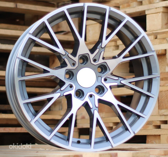 R20x8.5  5X120  ET  33  72.6  A5479  Grey Polished+Powder Coating (MGPC)  For BMW  (P)  (Rear+Front)